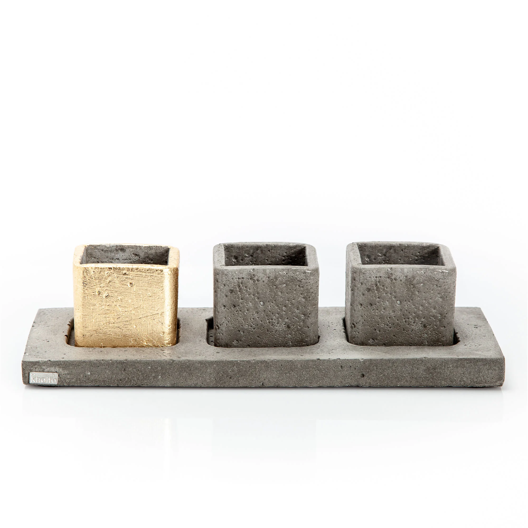 Porte-bougie en béton/Porte-bougie moderne fait main