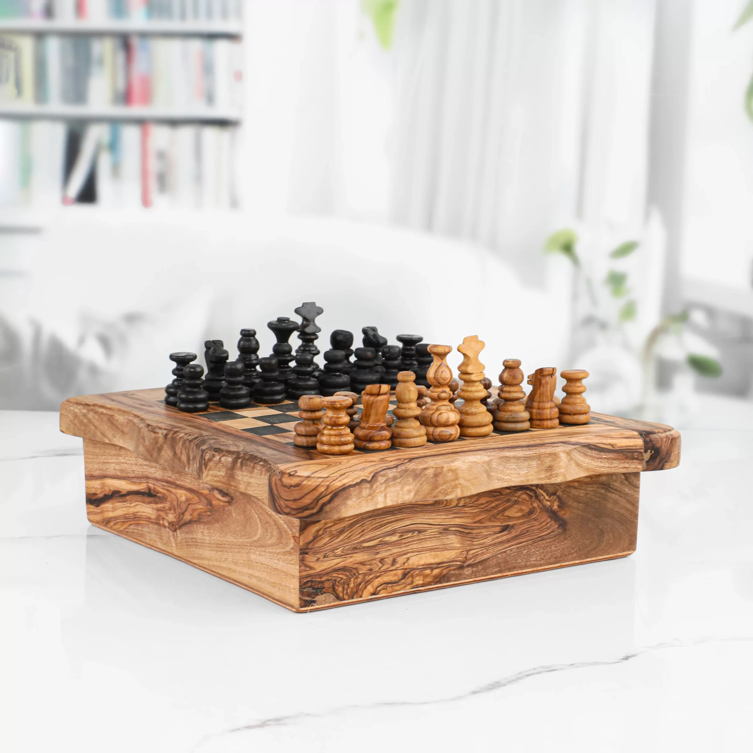 Ensemble de 4 jeux : échecs, dominos, dames et solitaire - Image 3