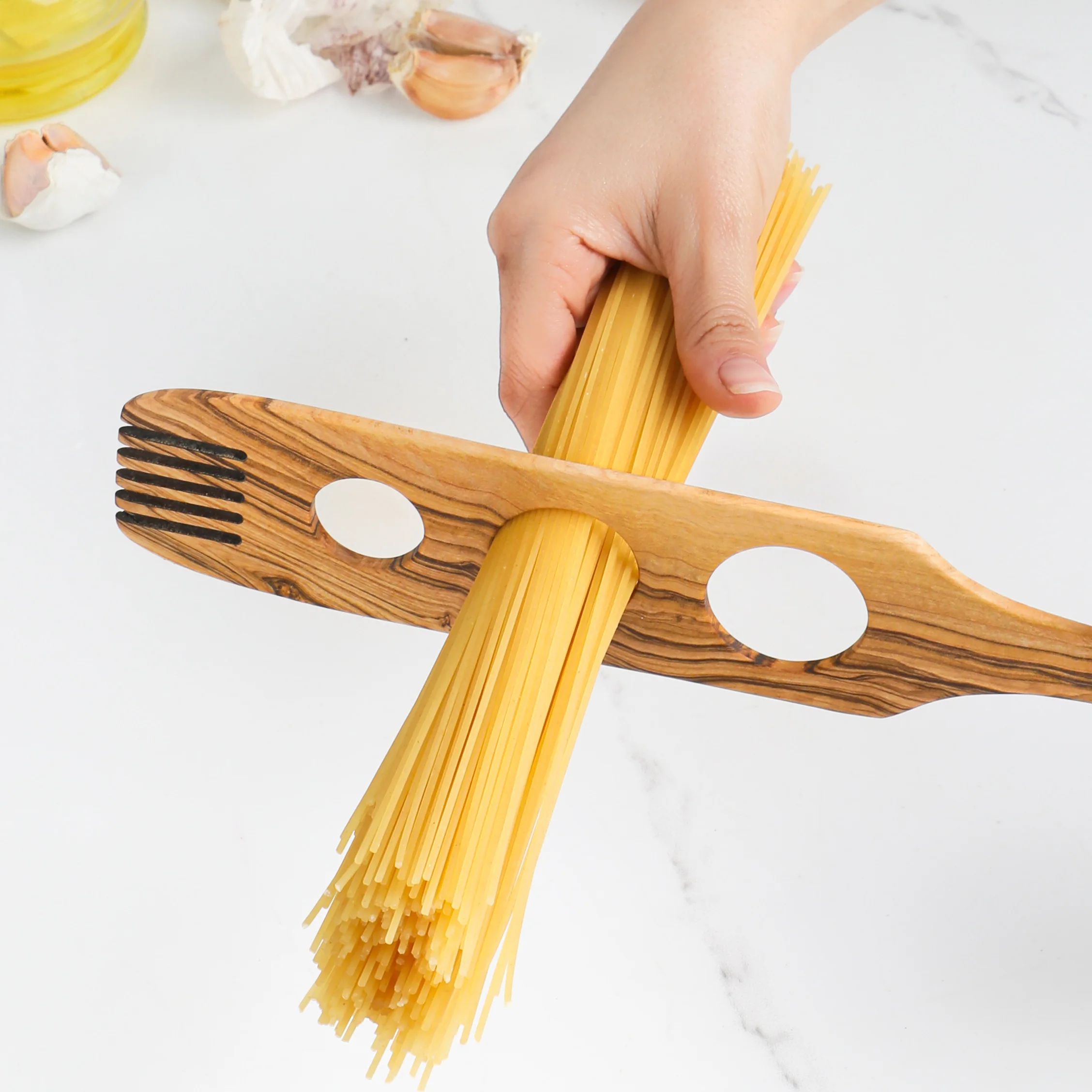 Mesure de pâtes spaghetti
