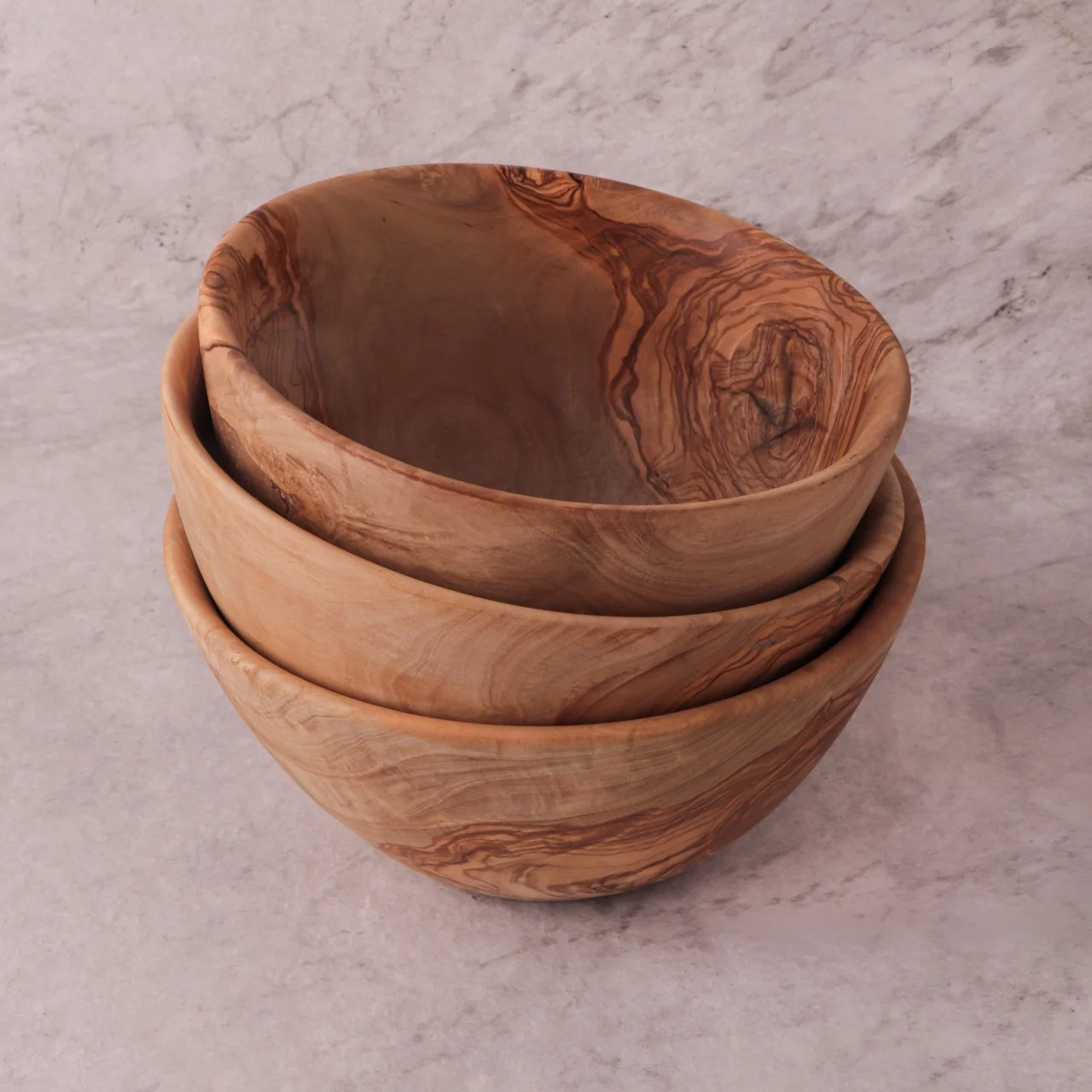 Saladier en bois d’olivier