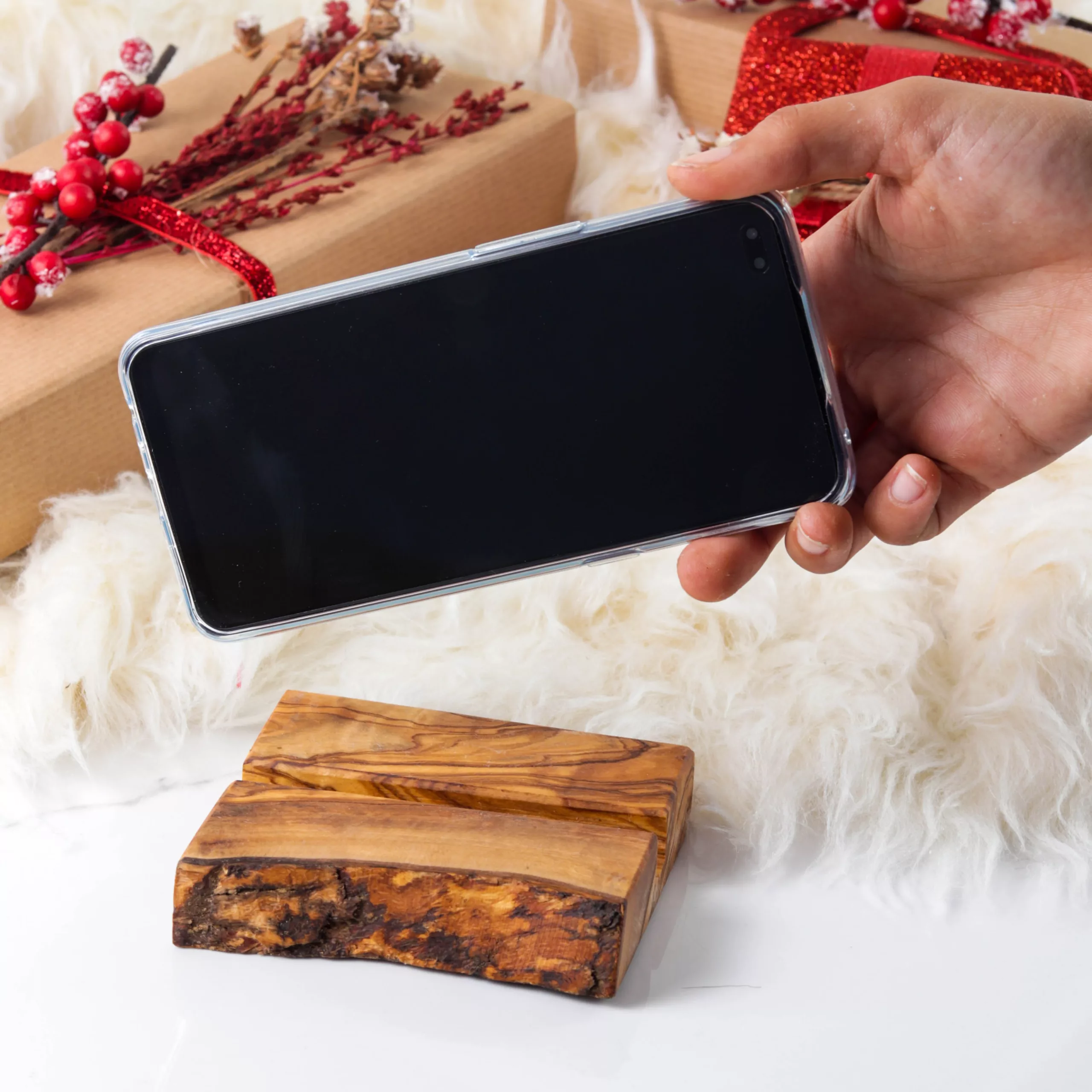 Support pour téléphone – rustique