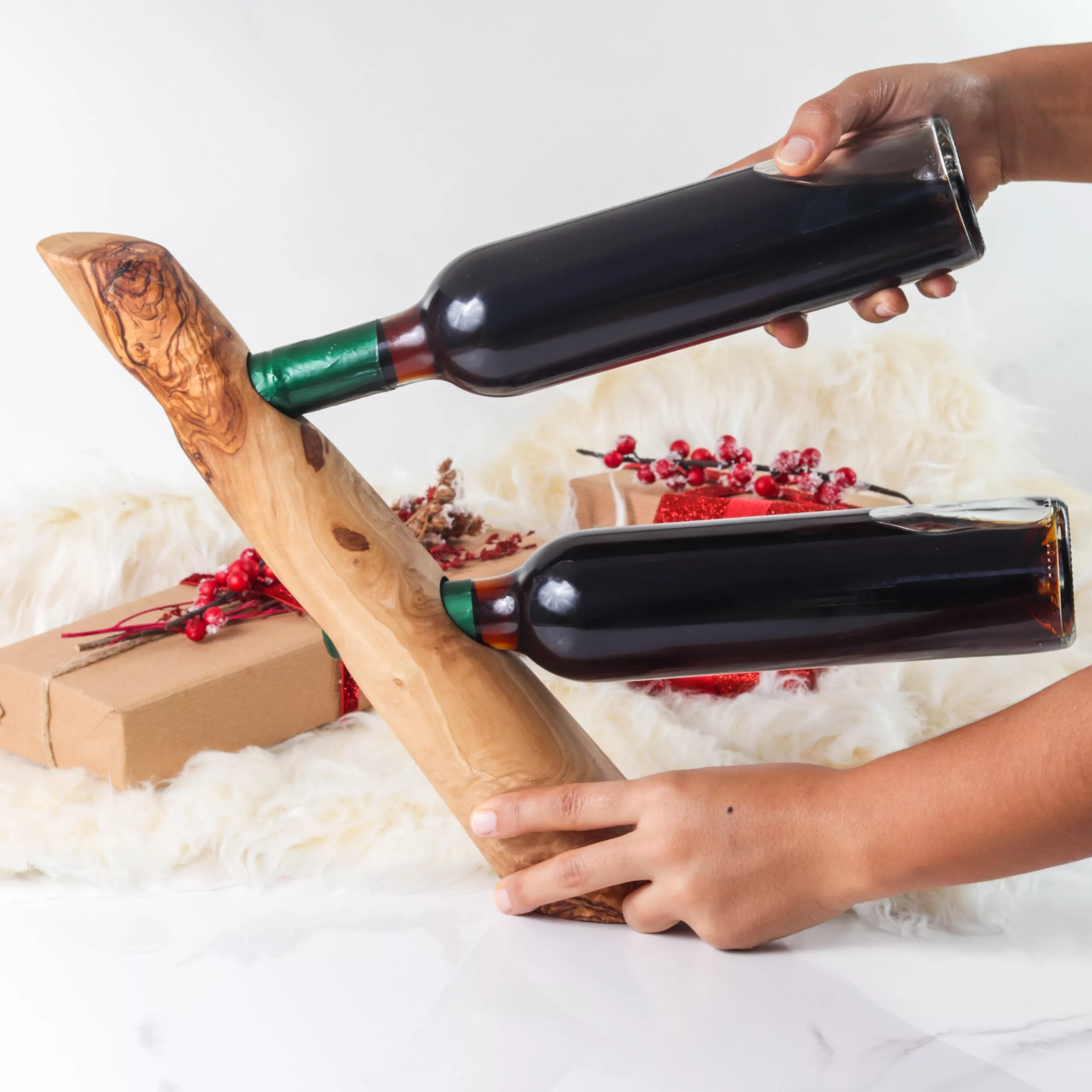 Porte-bouteille pour 2 bouteilles