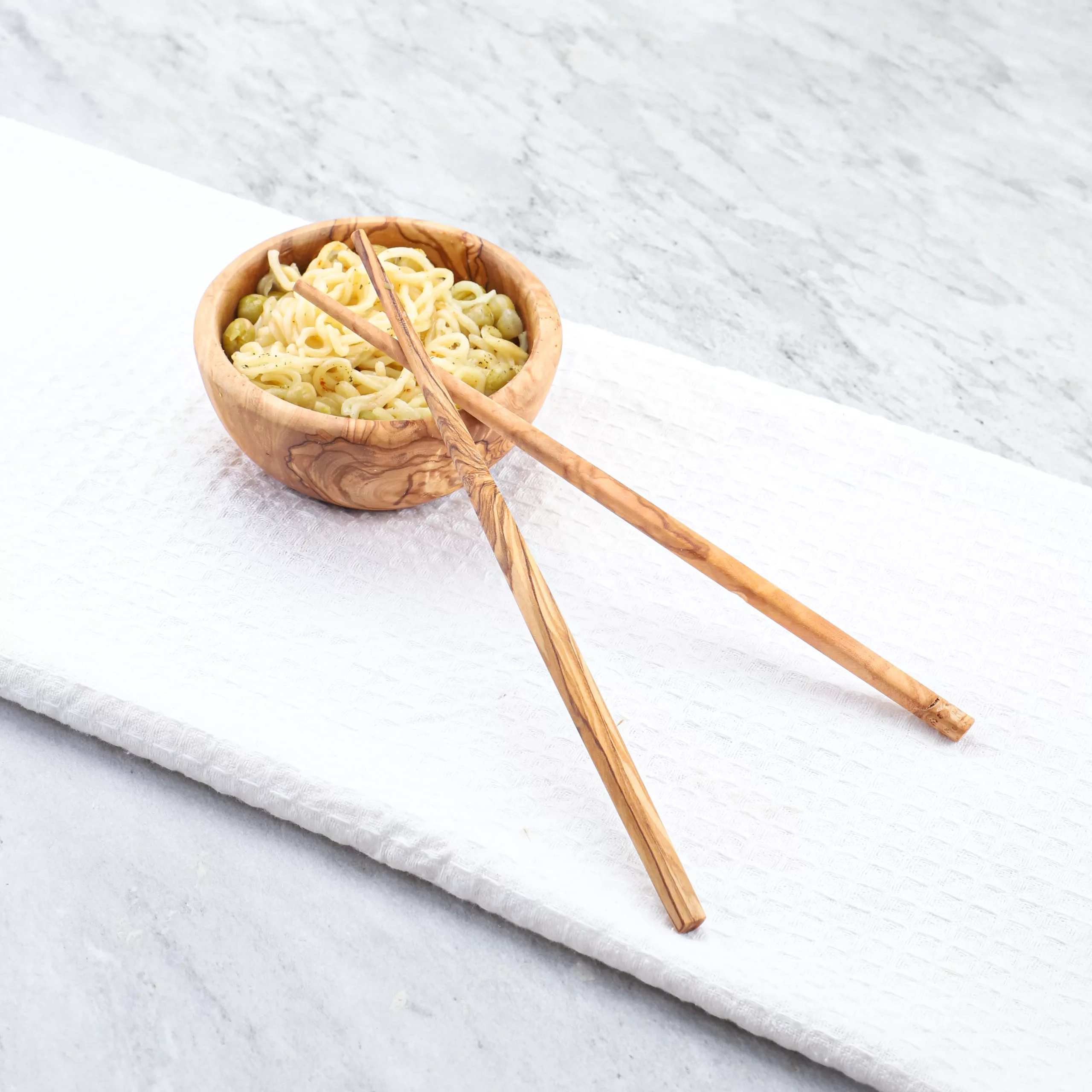 Baguettes asiatiques en bois d’olivier