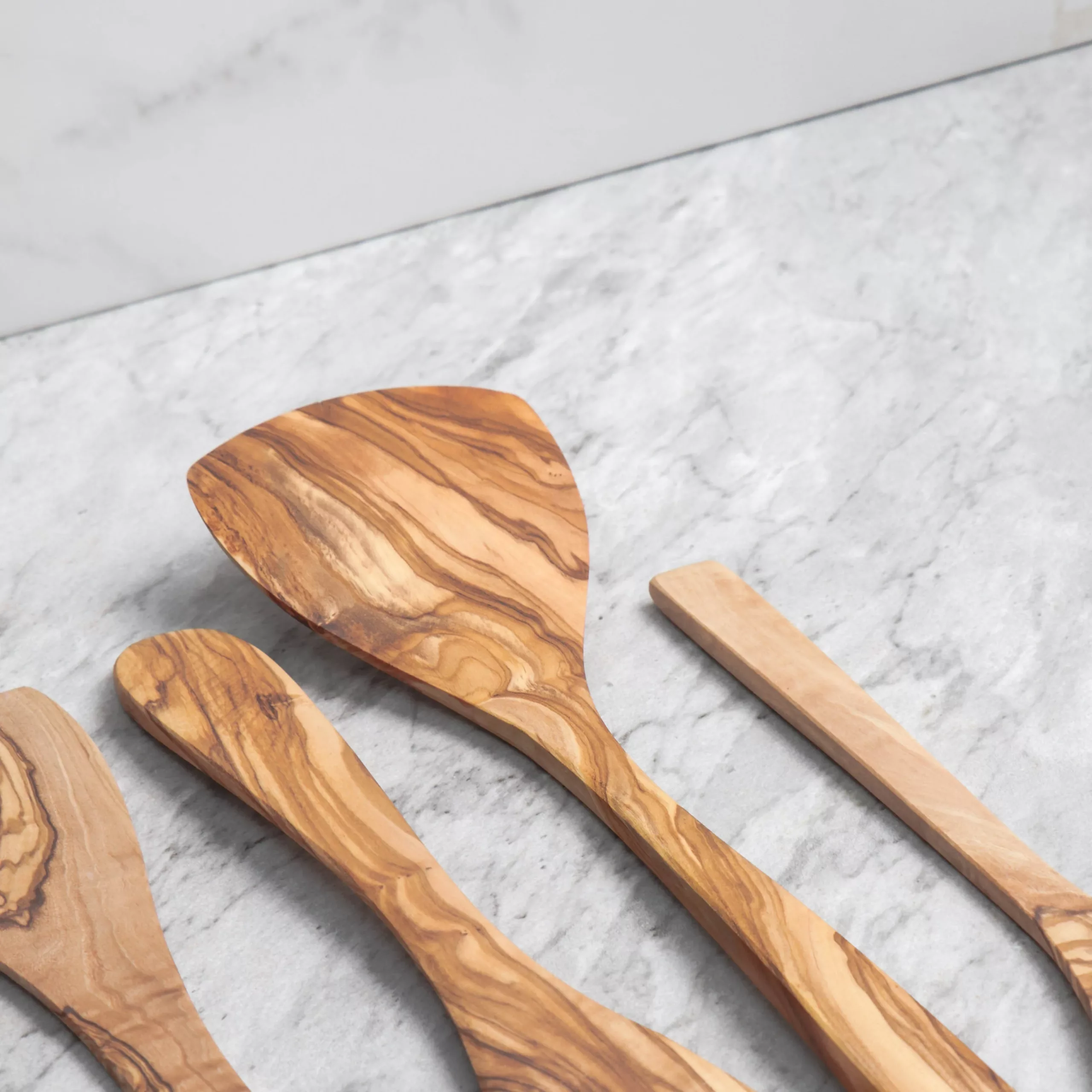 Spatule en bois d'olivier de 30cm - Image 4